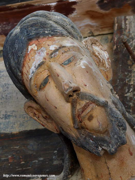 DETALLE DE LA CARA DEL CRISTO